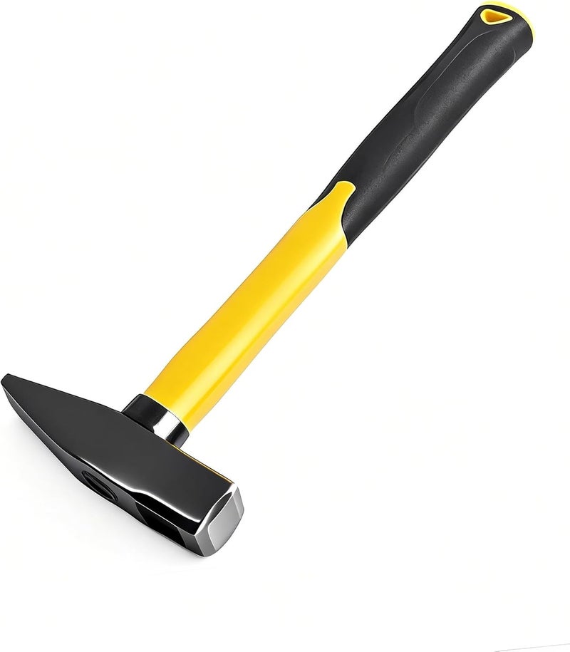 BJDSI 10 oz Blacksmith Hammer,Anti-Shaking,Anti-Rust,Shock-Proof Plastic Handle. - Image 1